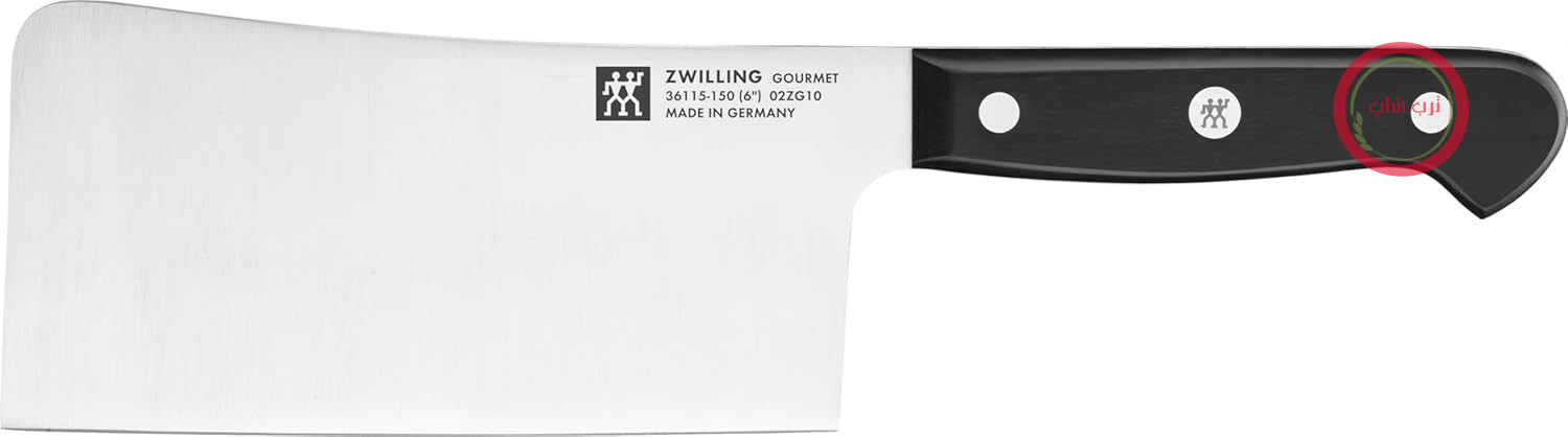 چاقوی خردکن گورتیم ZWILLING - 15 سانتی‌متر - استیل ضد زنگ - دسته پلاستیکی ارگونومیک - تولید آلمان - مشکی