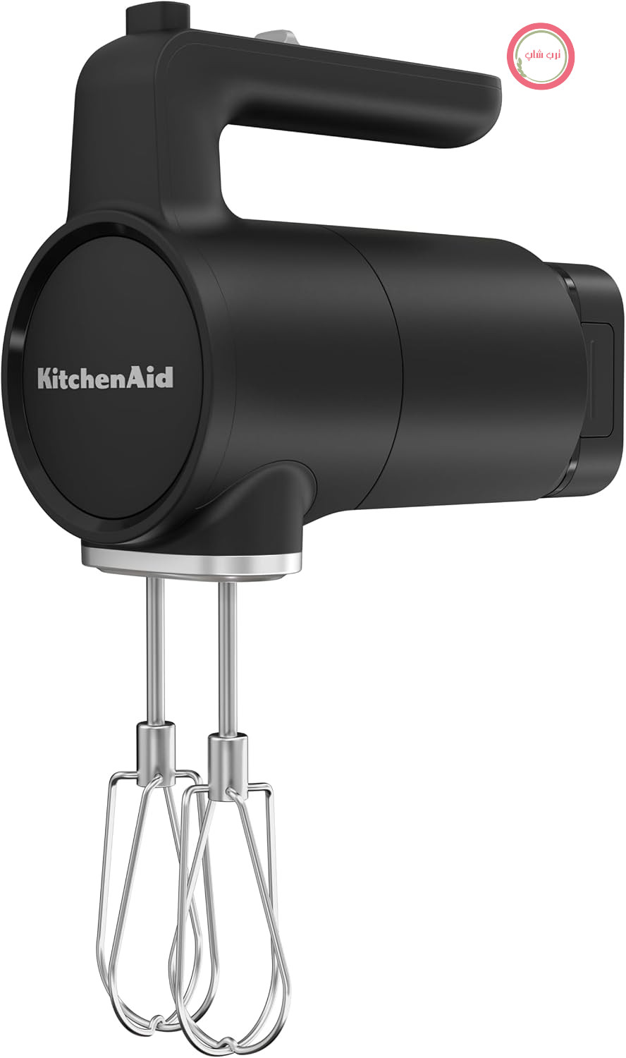 مکسر دستی KitchenAid بدون سیم - Go Cordless - با 7 سرعت و شروع نرم - 2 فولاد ضد زنگ - 60 دقیقه استفاده در هر بار - سیاه - با باتری