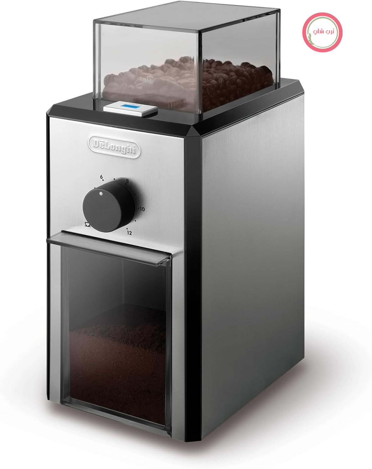 آسیاب قهوه حرفه‌ای دلونگی مدل De'Longhi KG89 نقره‌ای