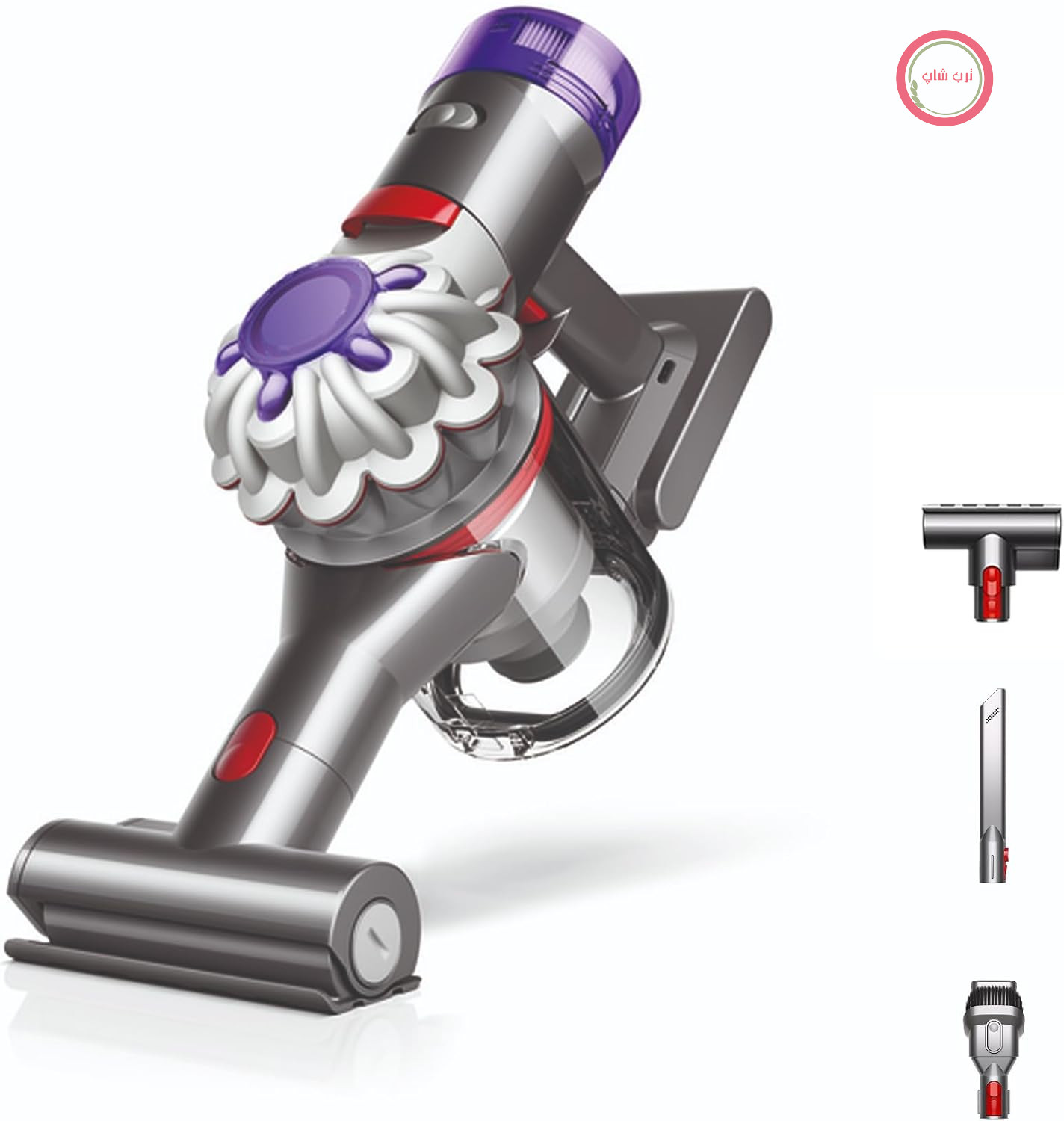 دستگاه ساکت و کوچک Dyson برای ماشین و قایق - تا 50 دقیقه کارکرد - نقره‌ای