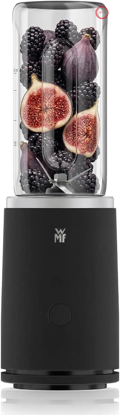 اسموتی ساز WMF Mix & Go Touch، همزن قابل حمل و همزن پایه جمع و جور، همزن با کارایی بالا ۵۰۰ وات، تیغه فوق العاده از جنس استیل ضد زنگ، بطری نوشیدنی ضد نشت، پلاستیک بازیافتی، گدازه