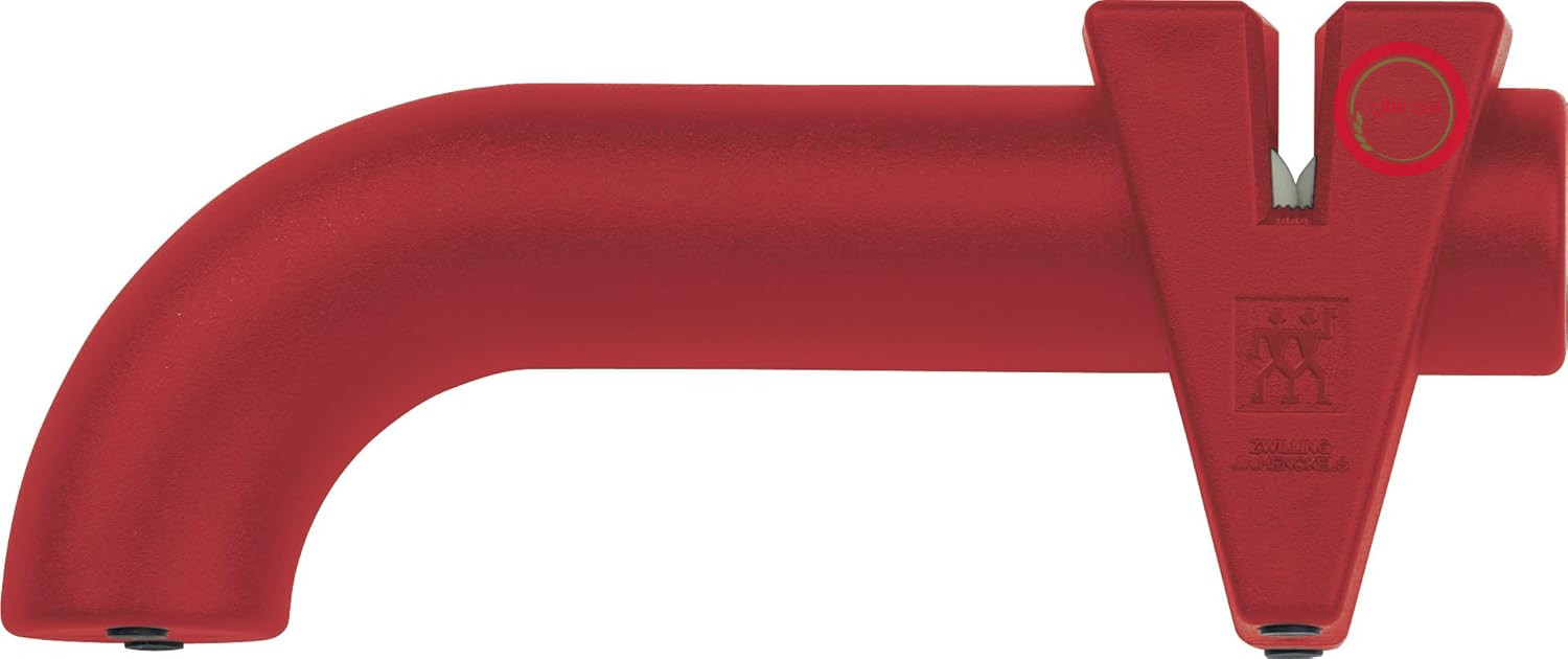 تیز کن چاقو زولینگ آلمان ZWILLING Twinsharp استیل و سرامیک زرشکی
