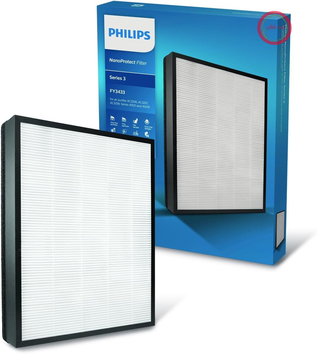 فیلتر HEPA نانوپروتکت فیلیپس FY3433/10، مشکی، سفید