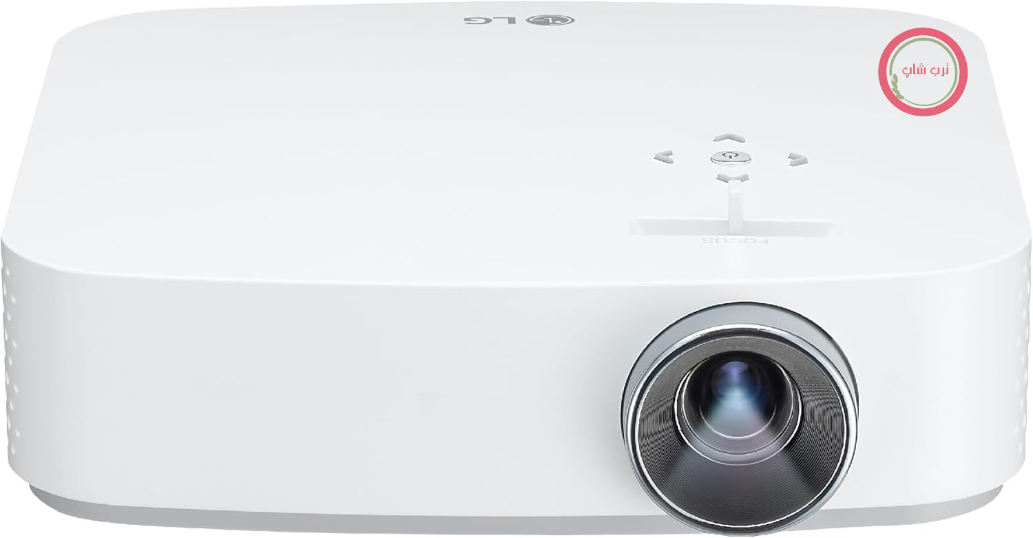 پروژکتور ال جی PF50KS تا 254 سانتی‌متر (100 اینچ) پروژکتور ال‌ای‌دی Cinebeam Full HD (600 لومن، USB Type-C، WebOS)، سفید