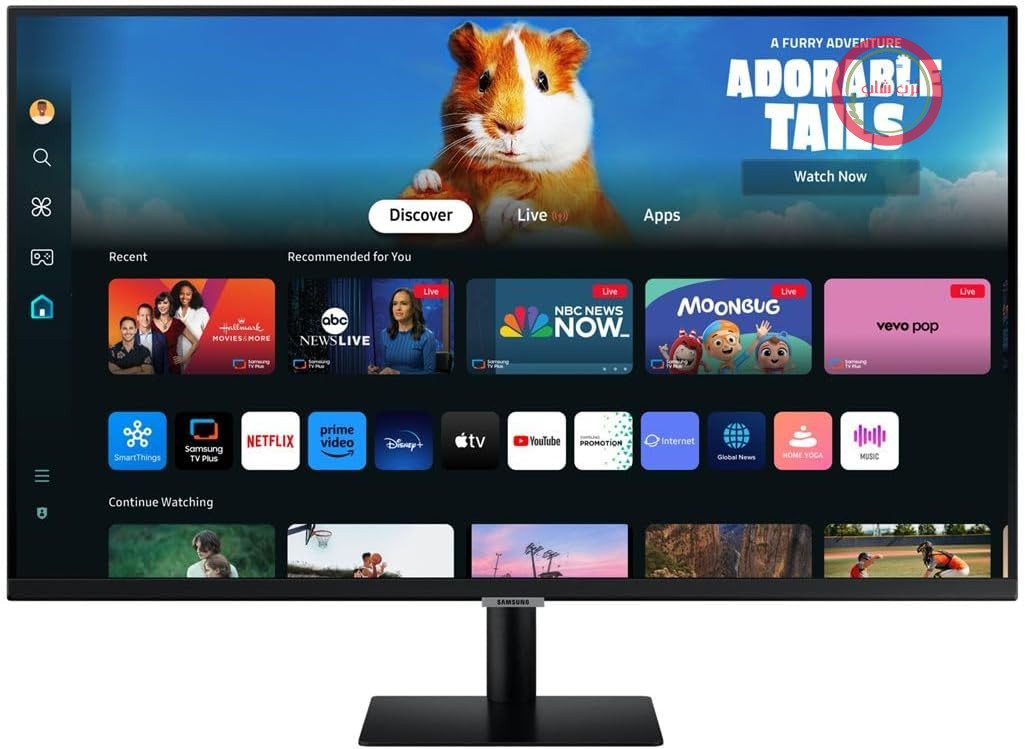 مانیتور کامپیوتر سامسونگ M50D، 68.6 سانتی‌متر (27) با وضوح 1920 در 1080 پیکسل، LS27DM500EUXDU