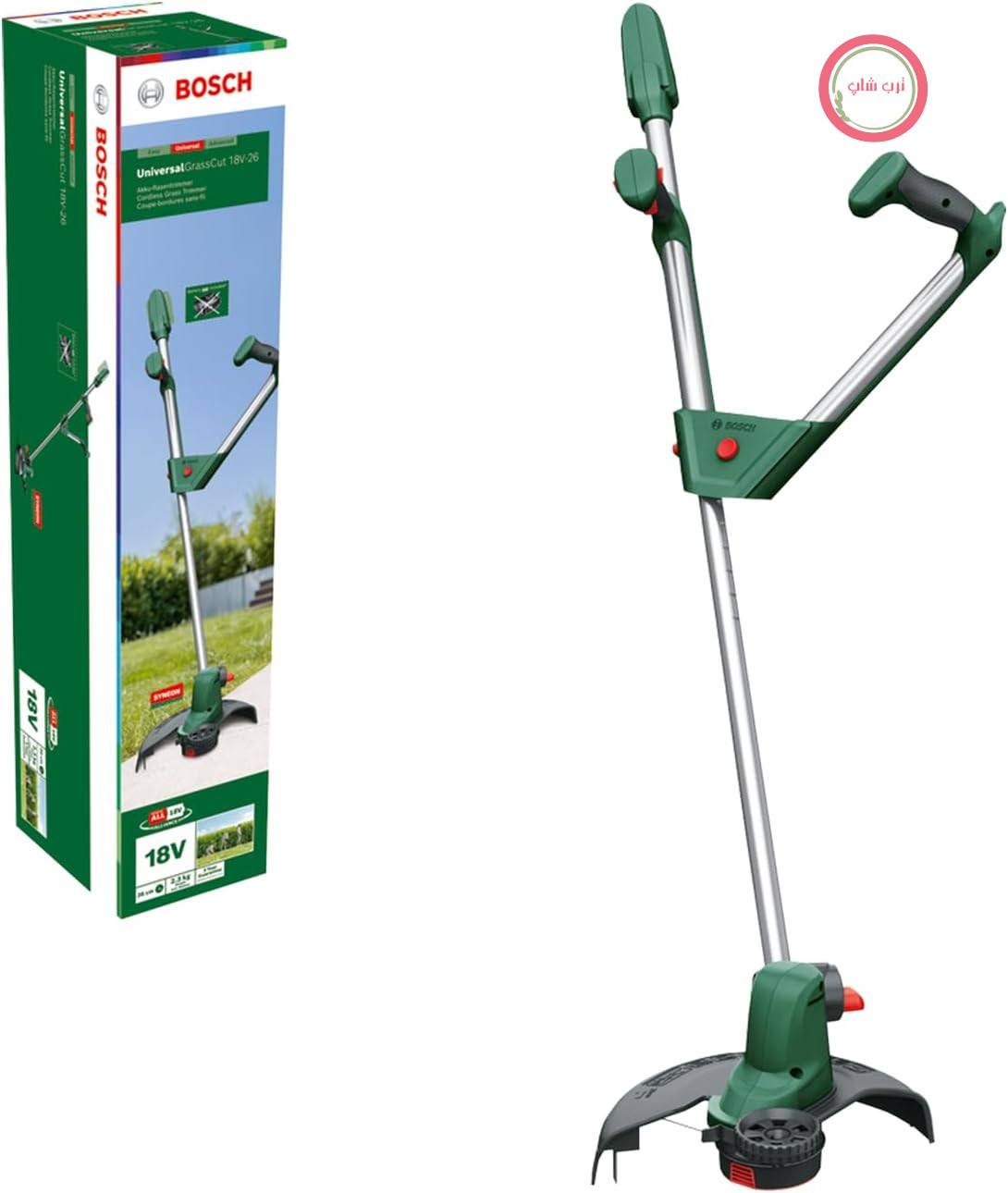 چمن زنی شارژی بوش آلمان مدل Bosch UniversalGrassCut 18V - 26 (بدون باتری)