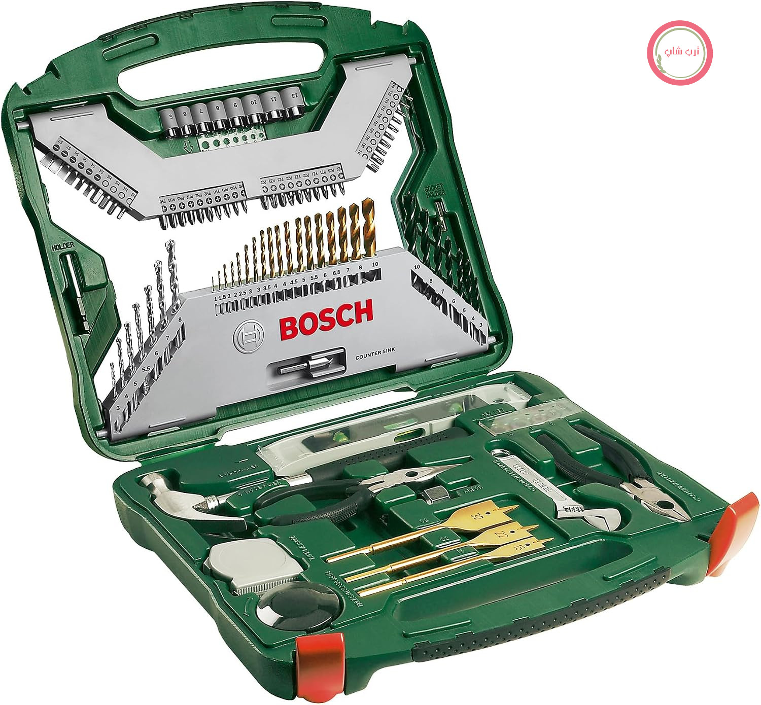 مجموعه مته و پیچ‌گوشتی تیتانیومی بوش ۱۰۳ تکه Bosch