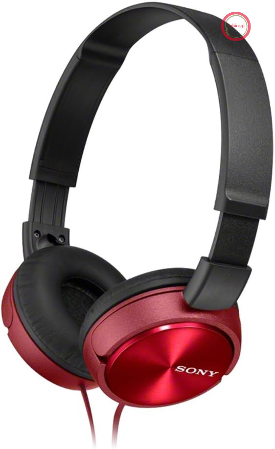 هدفون سونی MDR-ZX310، تاشو، قرمز متالیک، بدون میکروفون، رنگ ثابت