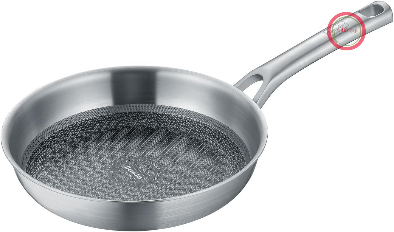 ماهیتابه برندس آلمان Berndes Tricion Resist سایز 28 سانتی‌متر، فوق‌العاده مقاوم در برابر خش، سریع داغ می‌شود، روکش نچسب