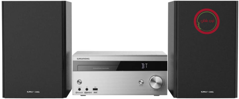 سیستم صوتی DAB های‌فای Grundig CMS 4000 BT نقره‌ای، دارای بلوتوث