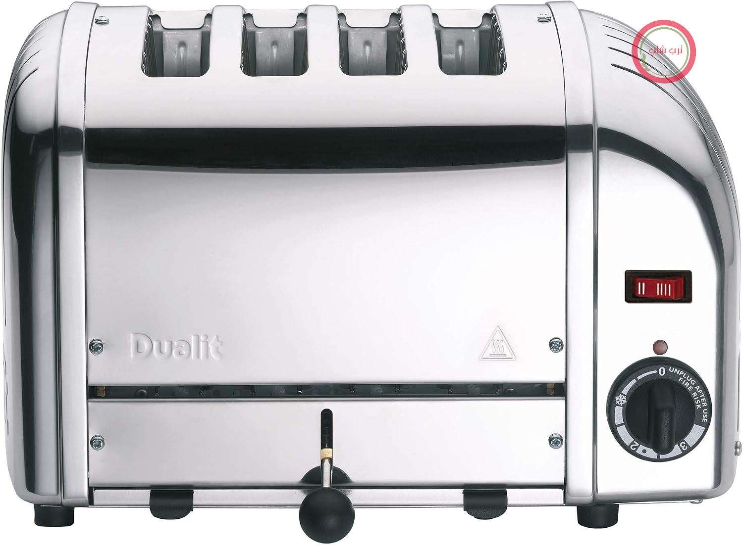 توستر Dualit VARIO Premium 4 تکه، دست‌ساز صیقل داده شده در بریتانیا