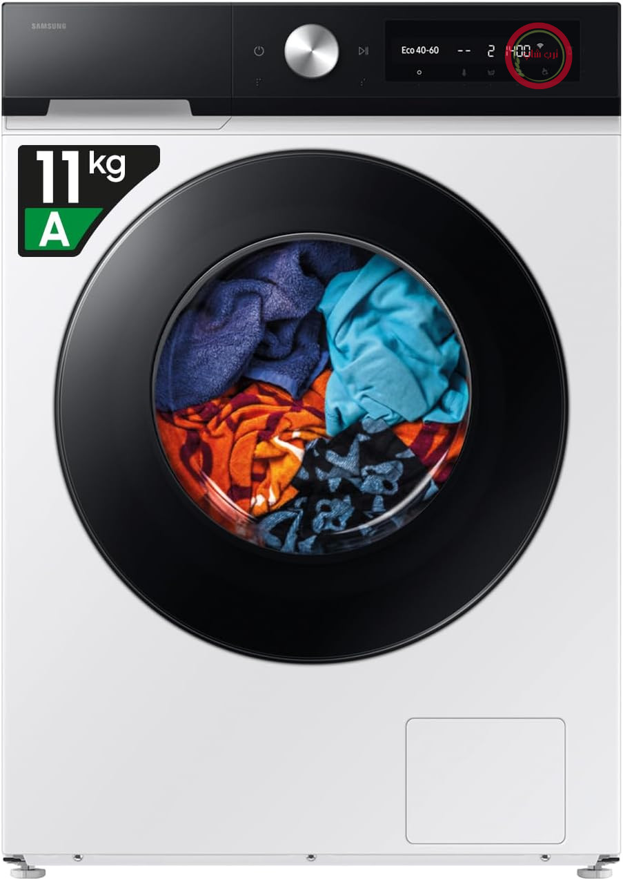 Waschmaschine Samsung Bepoke AI Ecodosatore WW11DB7B94GE 11 کیلوگرمی 1400 دور در دقیقه بار جلوی WIFI ECO WASH دیجیتالی اینورتر بخار ضدعفونی کننده نصب پایه کلاس A (wiederaufbereitet)