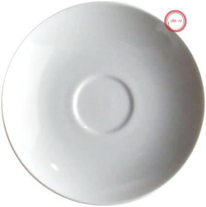 نعلبکی چای Alessi SG53/79 'Mami'، ست 6 عددی، ساخته شده از چینی سفید، قطر 16.0 سانتی‌متر