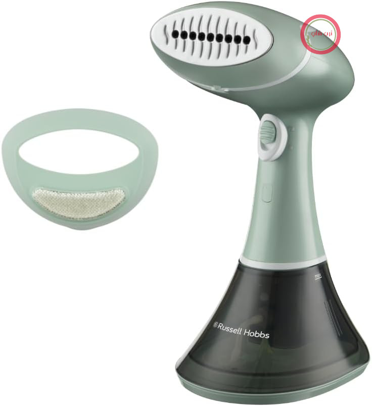 اتو بخار مسافرتی Russell Hobbs Essential [سریع و آسان بدون نیاز به تخته اتو] (1600 وات، بخار 22 گرم در دقیقه، گرمایش سریع، ضد باکتری، شامل برس پرزگیر برای پارچه) 25592-56