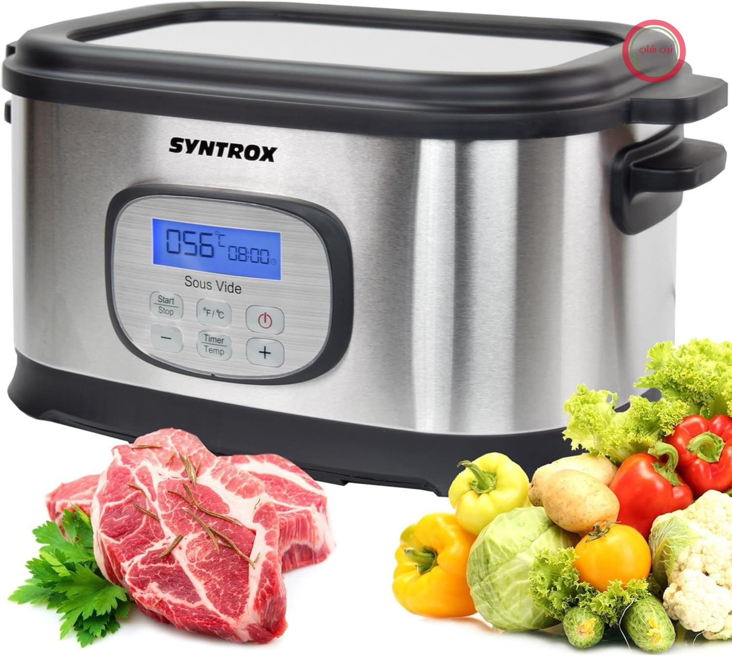 اجاق پخت در خلا سووید ۱۶ کاره Sous Vide سینتروکس آلمان Syntrox Germany اجاق گاز Marsipu | چندکاره | اجاق گاز وکیوم، کنترل دمای ثابت، استفاده آسان، تمیز کردن آسان، لوازم آشپزخانه