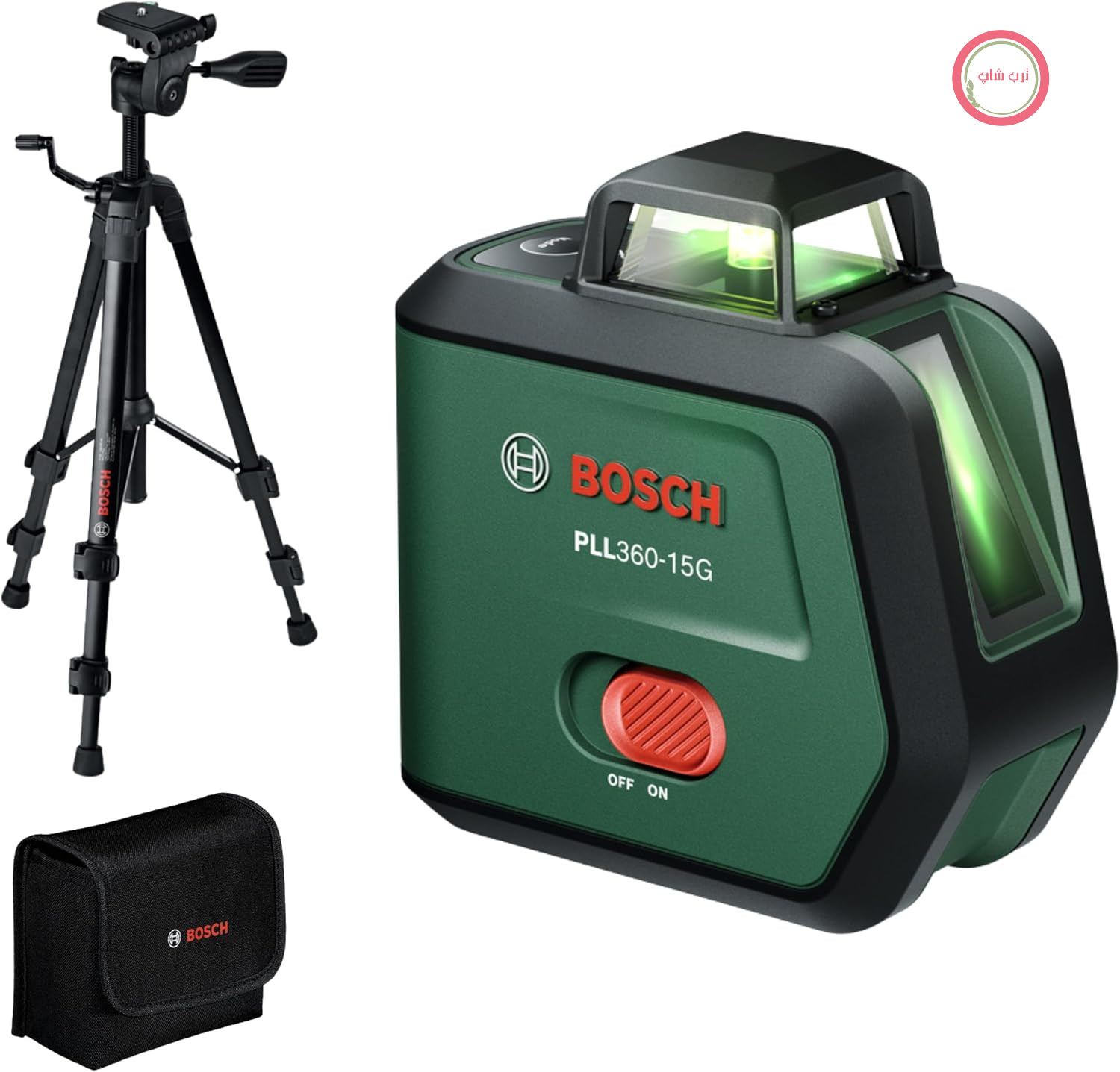 تراز لیزری خط‌کشی بوش آلمان Bosch مدل PLL360 - 15G در جعبه