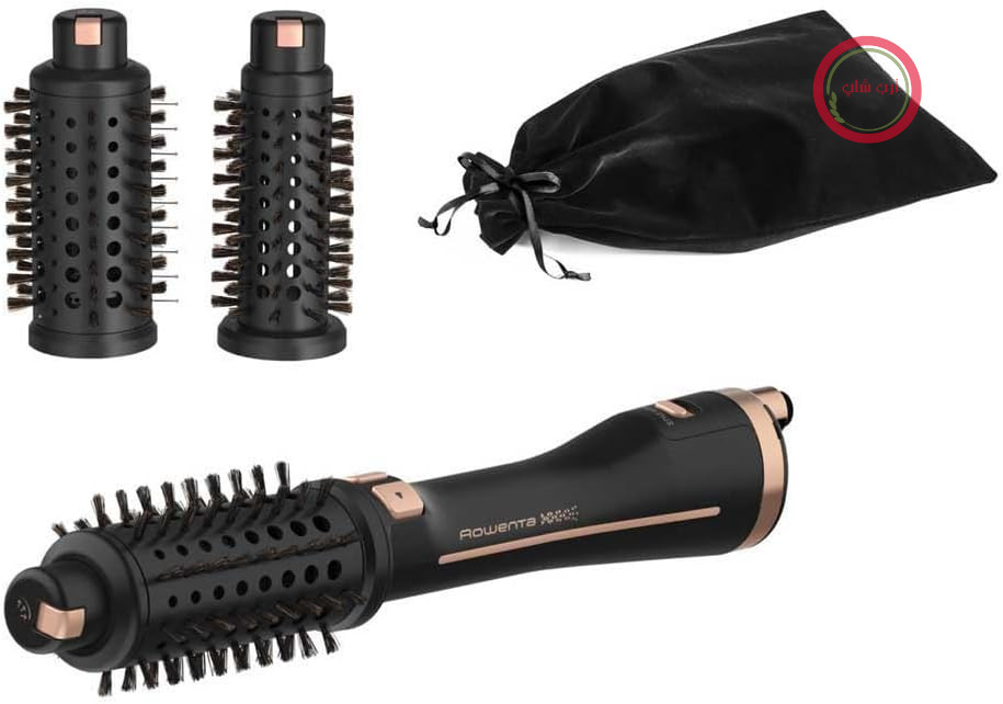 برس برقی دمنده هوای گرم روونتا آلمان Rowenta Ultimate Experience CF9625، مشکی/برنزی، 750 وات
