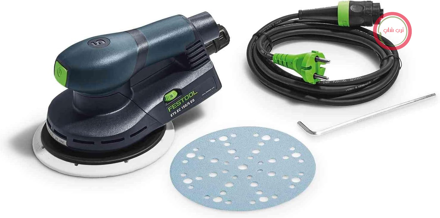 سنباده زن مداری تصادفی Festool ETS EC 150/5 EQ - سنباده زن 150 میلی متری، کورس 5 میلی متری
