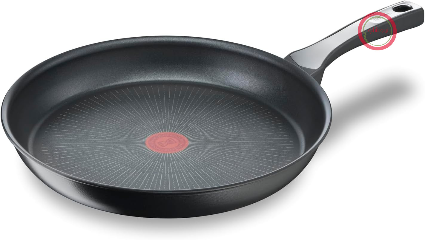 ماهیتابه القایی Tefal Unlimited On با قطر 32 سانتی‌متر و روکش نچسب تیتانیومی ضد خش، سیگنال حرارتی در دمای ایده‌آل برای سرخ کردن، مناسب برای انواع اجاق گاز، مشکی، G25908