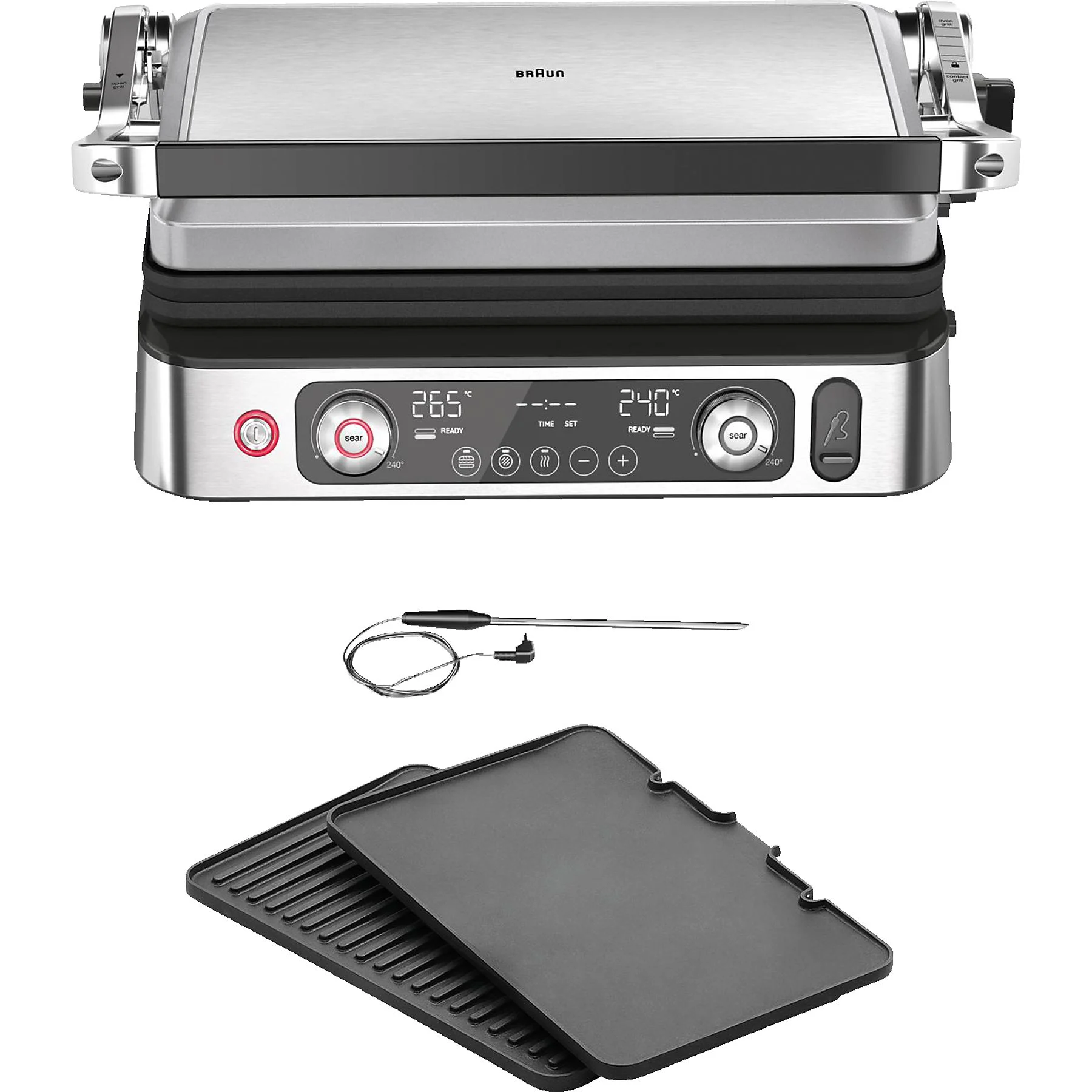 گریل باربیکیو چندکاره براون آلمان مدل Multigrill 9 Pro CG 9160 –گریل حرفه‌ای برای پخت انواع غذاها