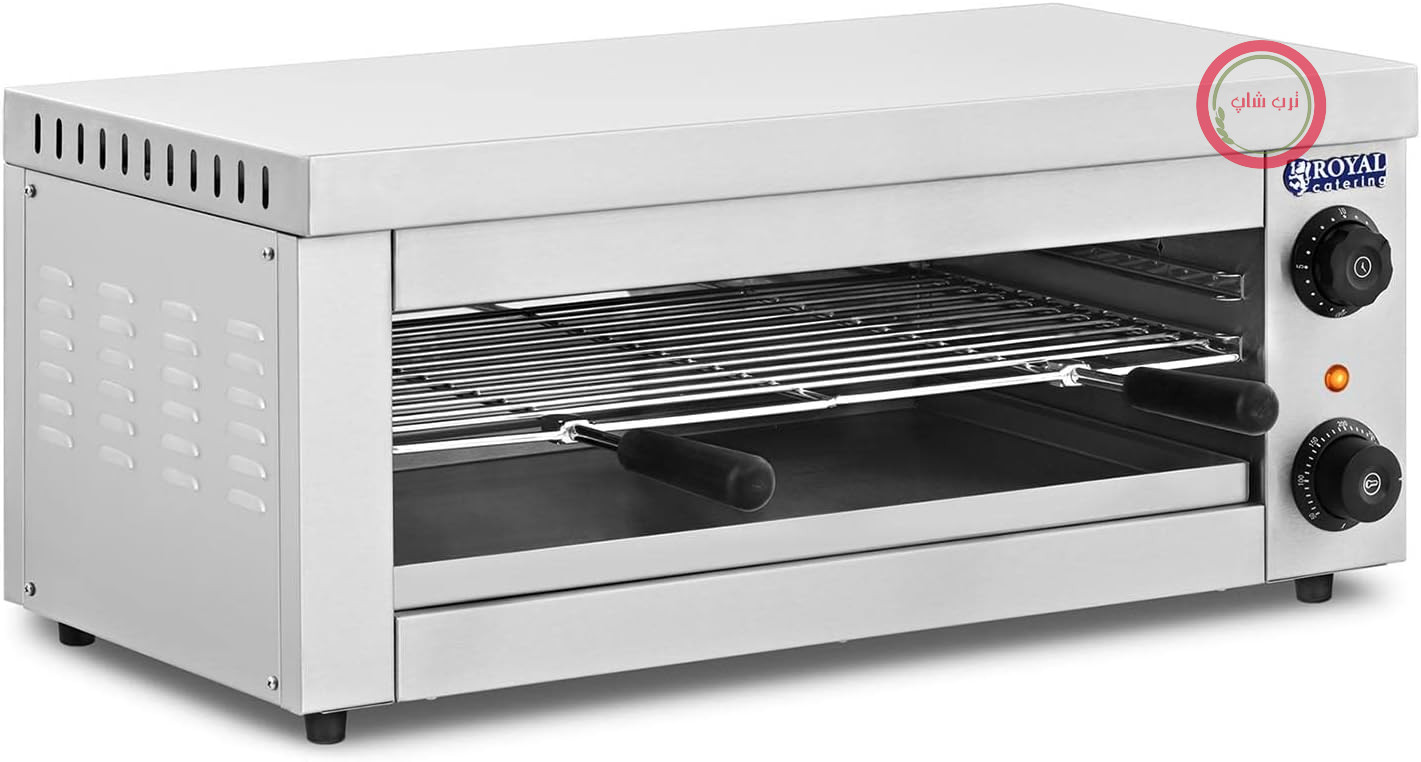 گریل سالاماندر رویال کترینگ آلمان Royal Catering مدل RC-SM001، توان ۲۰۰۰ وات، دمای ۵۰ تا ۳۰۰ درجه
