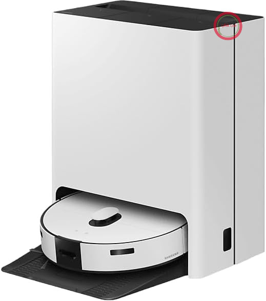 جارو رباتیک سامسونگ Samsung مدل VR7MD96514G/WA، مجهز به سیستم Clean Station Steam+، حسگر dToF LiDAR، قابلیت مراقبت از فرش، کنترل از طریق وای فای، قدرت مکش 6000 پاسکال، زمان کارکرد تا 180 دقیقه، رنگ خاکستری براق