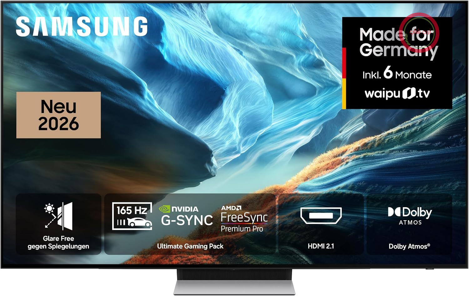 تلویزیون سامسونگ Samsung مدل OLED S90H 4K با اندازه ۴۸ اینچ (۱۲۱ سانتی‌متر)، UHD، تلویزیون هوشمند با هوش مصنوعی
