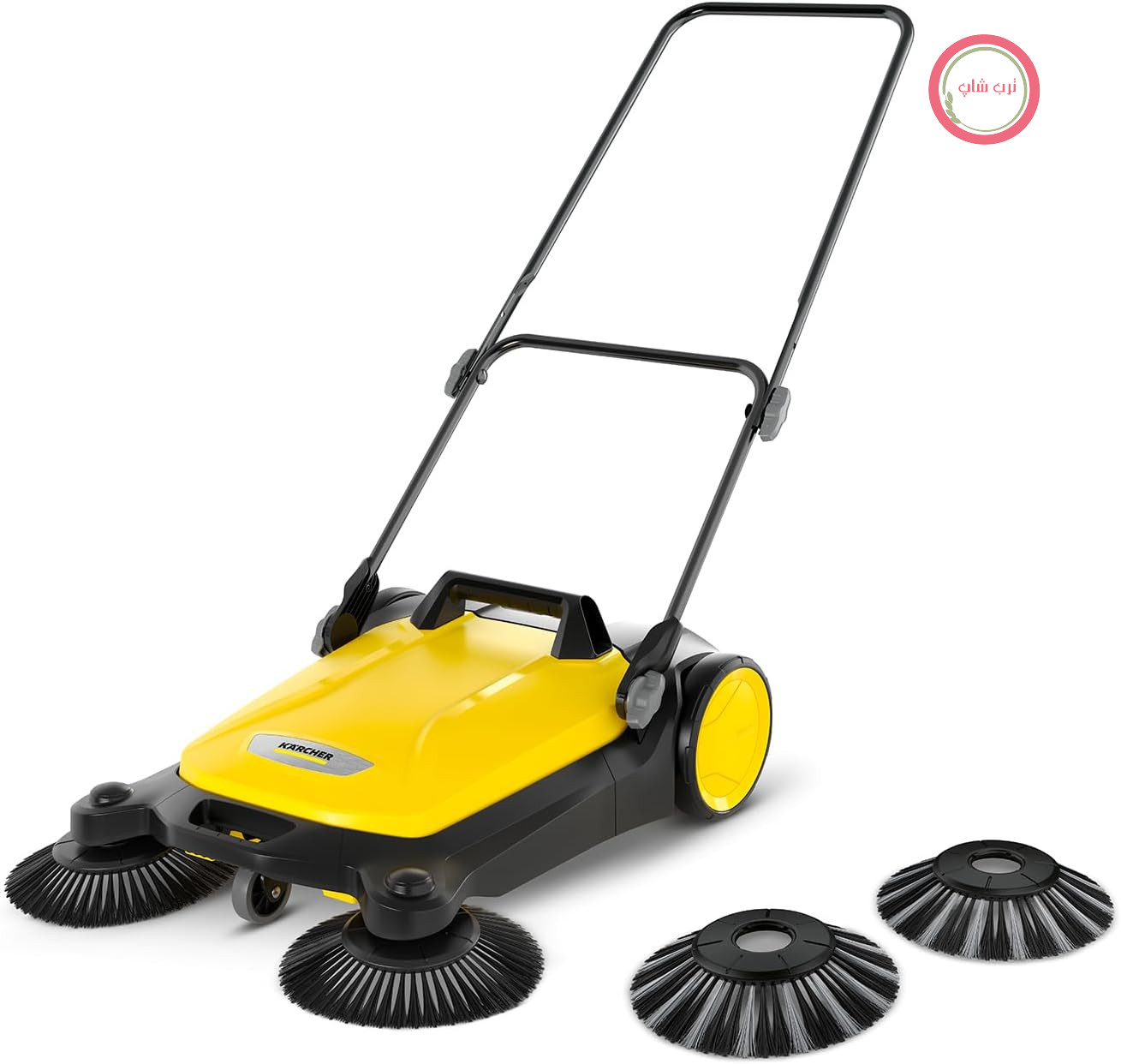 جارو مکانیکی سویپر کرشر آلمان Kärcher S 4 Twin، دو برس جانبی