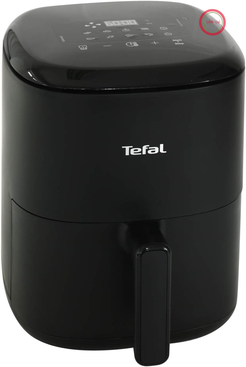 سرخ کن تفال مدل Easy Fry Compact با حجم ۳ لیتر و قابلیت سرخ کردن با هوای گرم، مناسب برای ۱ تا ۴ نفر، سرخ کن بدون روغن، دستور پخت‌های سالم و ترد، صرفه‌جویی در زمان و انرژی، صفحه نمایش لمسی، ۱۰ برنامه پخت خودکار، EY1458