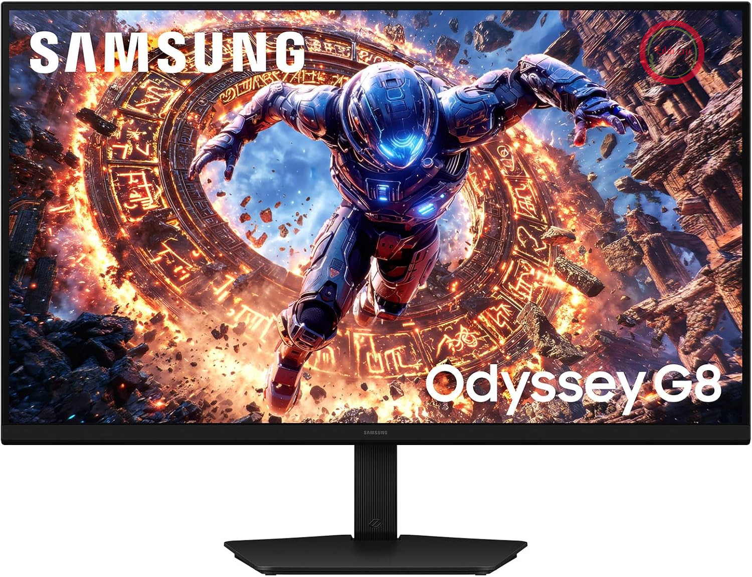 مانیتور ۳۲ اینچی QHD سامسونگ Odyssey G8 G80HS با نرخ نوسازی ۱۶۵ هرتز، فناوری Fast IPS و پشتیبانی از NVIDIA G-Sync