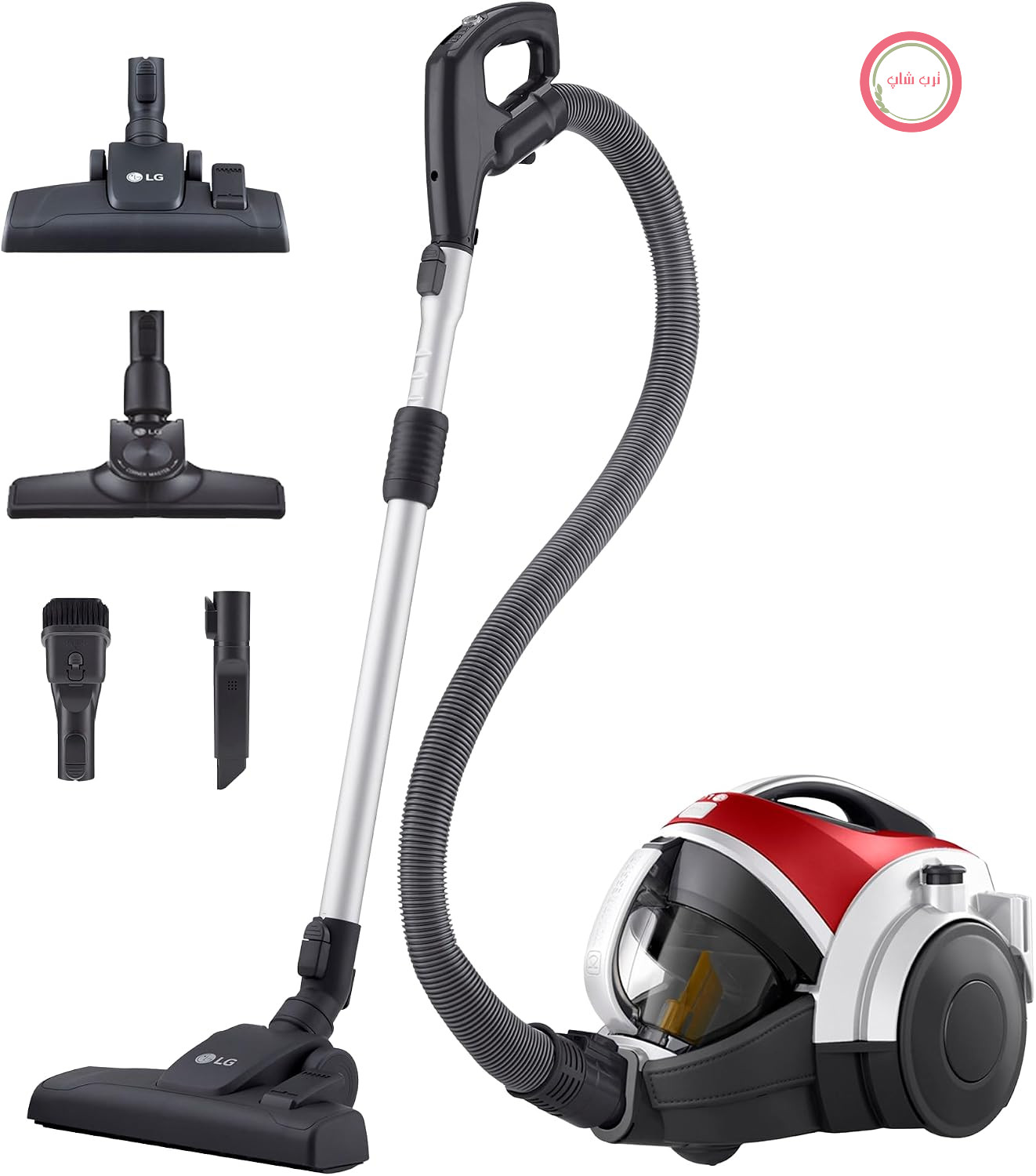 جاروبرقی بدون کیسه ال جی LG VK8506NHAG قدرت 650 وات