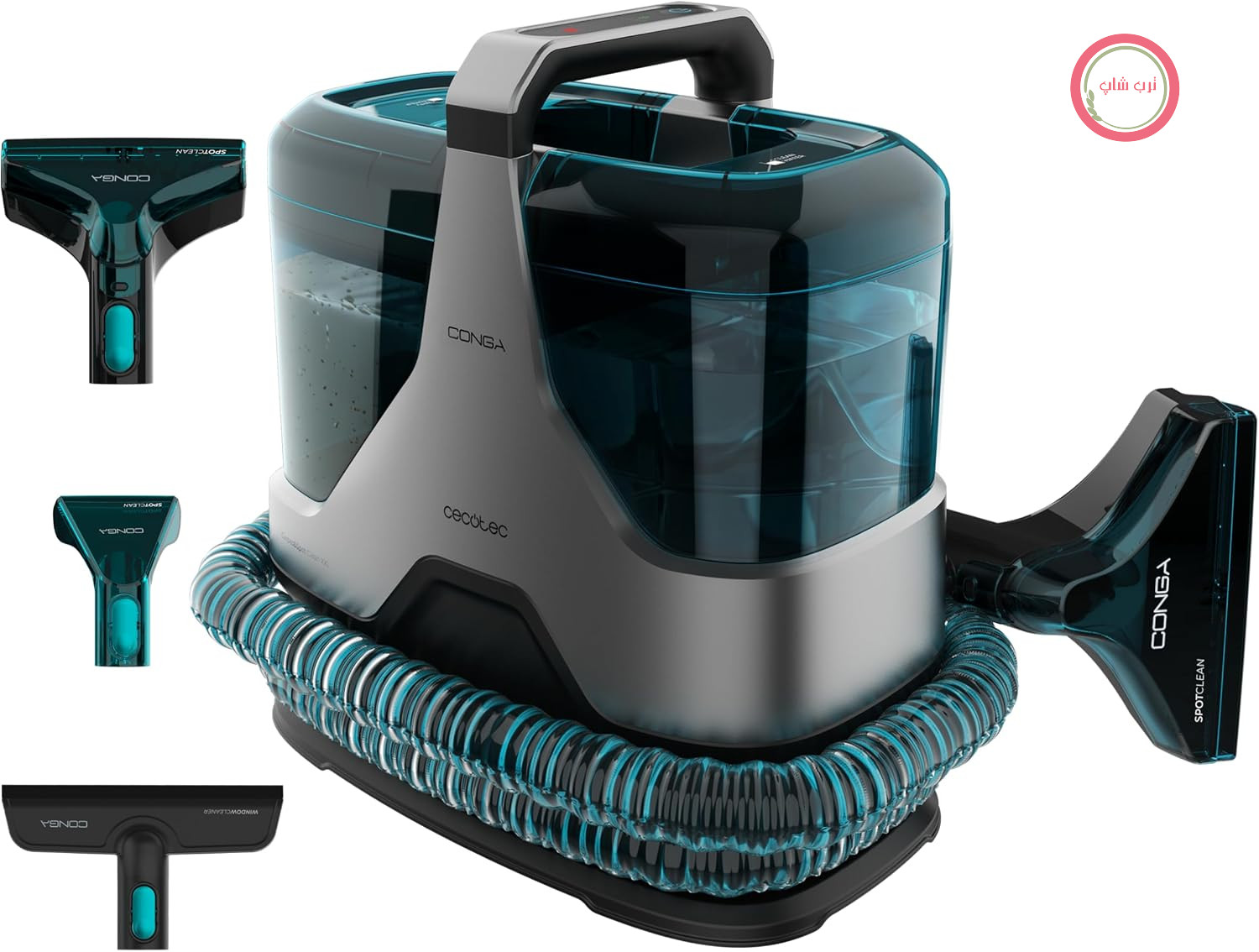 فرش شوی و مبل شوی سکوتک اسپانیا  Cecotec Conga 6000 مدل XXL Neo، قدرت ۶۰۰ وات، قدرت مکش بسیار قوی