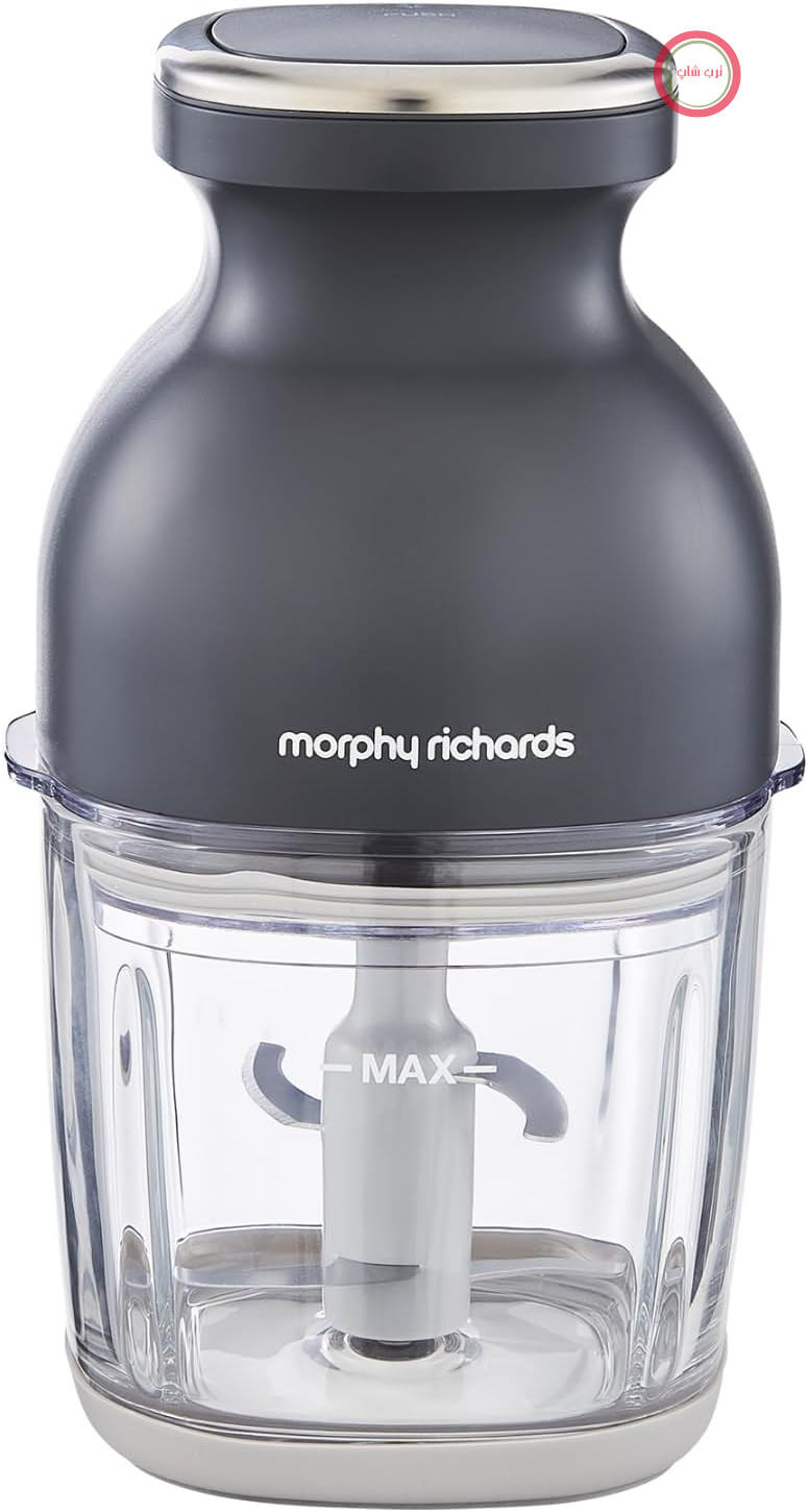 خردکن کوچک بی‌سیم ۳ کاره مورفی ریچاردز انگلستان Morphy Richards شارژ از طریق USB، کم‌صدا، کاسه شیشه‌ای ۵۰۰ میلی‌لیتری، خرد کردن، هم زدن، رنده کردن/آسیاب کردن، محافظت در برابر گرم شدن/شارژ بیش از حد، گوشت، سبزیجات، تخم‌مرغ، ۲۰۰ وات