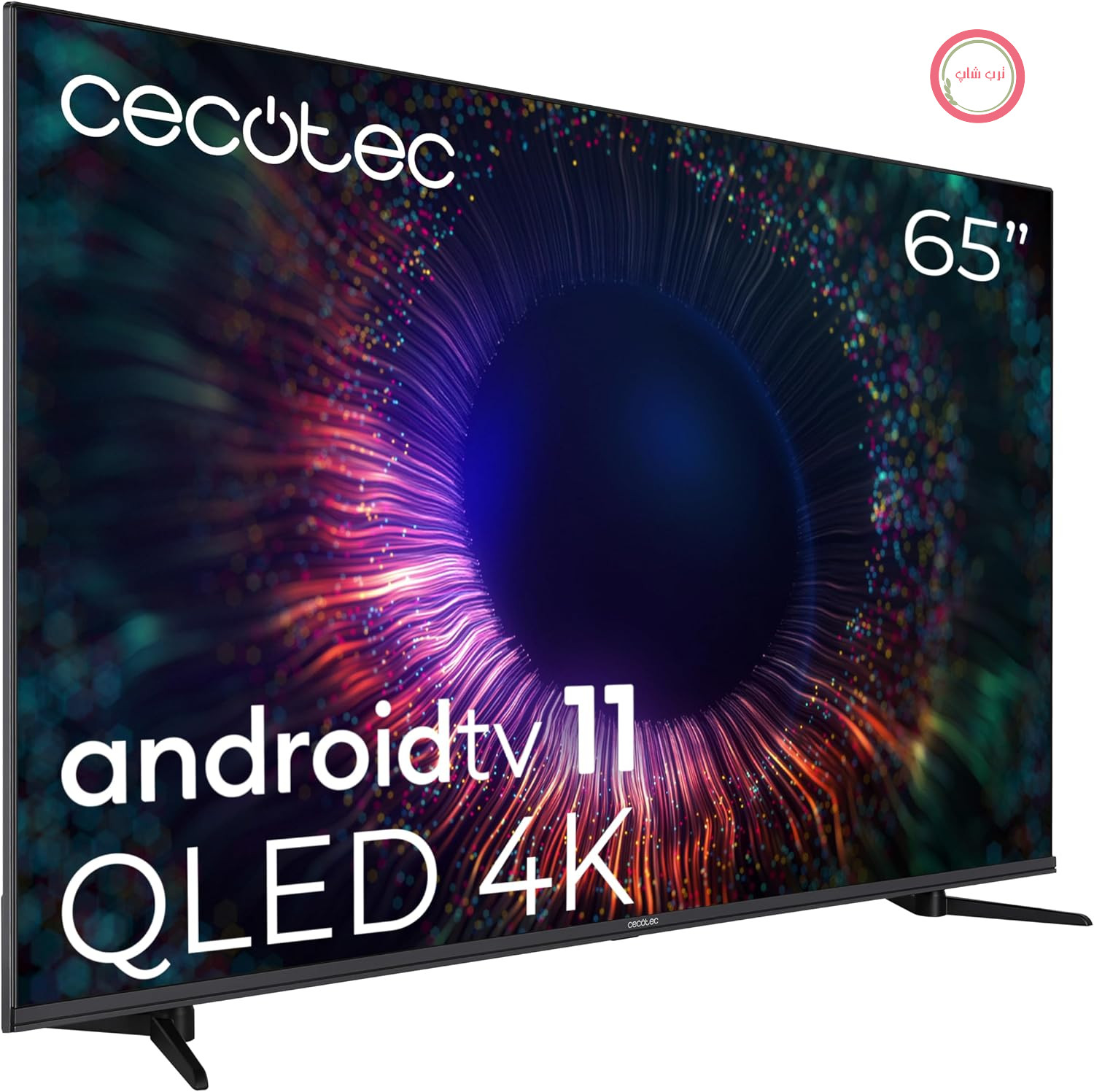 تلویزیون هوشمند ۶۵ اینچ سکوتک اسپانیا CecotecTVQLED سری V1+ مدل VQU11065. کیفیت تصویر 4K UHD