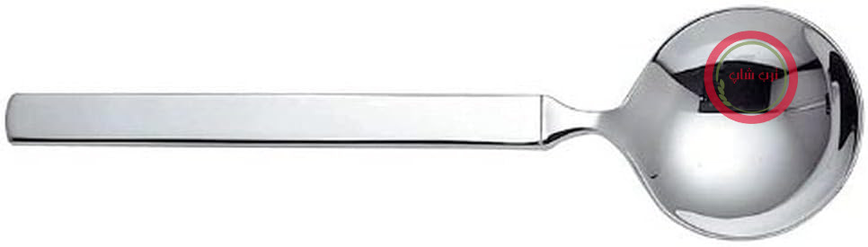 قاشق سوپ خشک السی ایتالیا Alessi 4180/31، 6 عدد (80/31 (DE)/41)، نقره‌ای