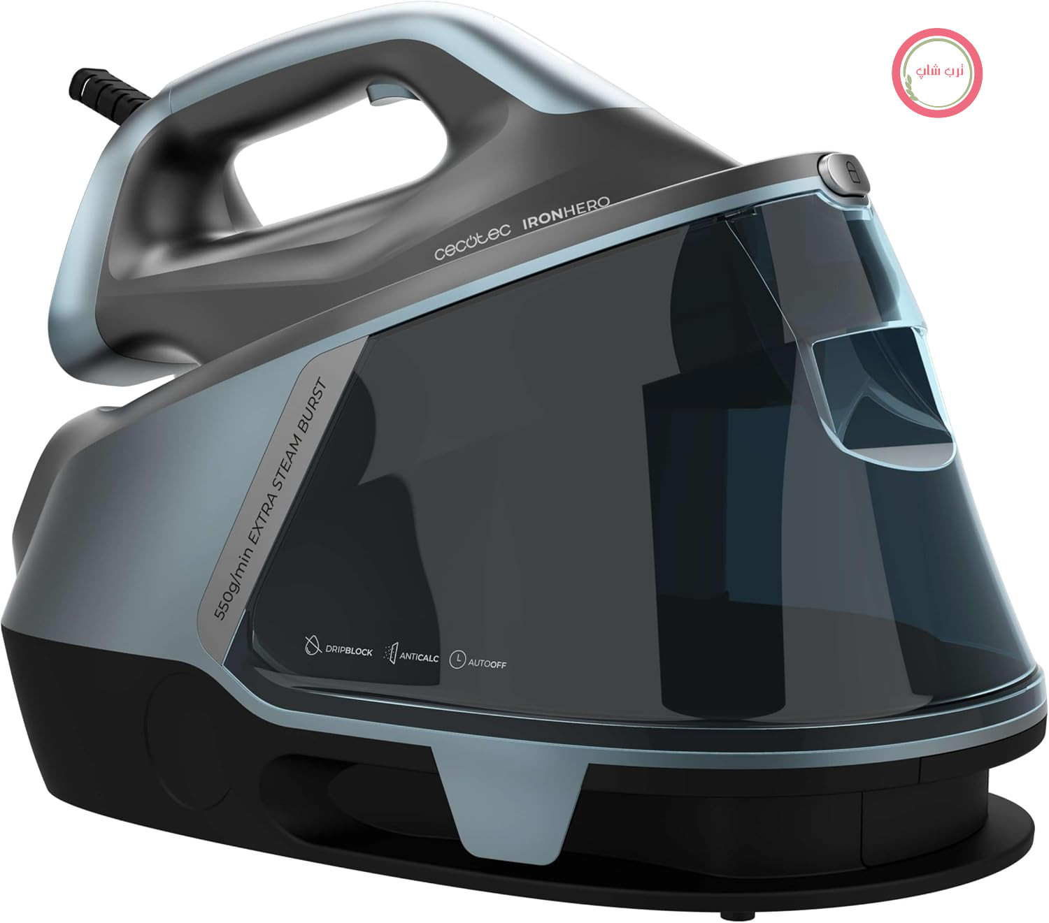 اتو بخار مخزن دار سکوتک اسپانیا حرفه‌ای Cecotec IronHero مدل H - 2800 با توان 2800 وات، بخاردهی تقویتی 150 گرم
