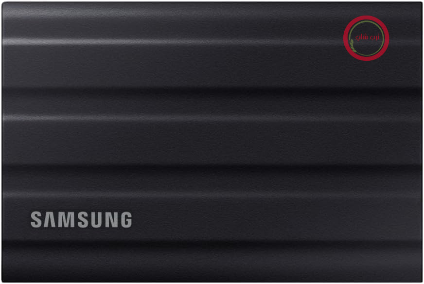 هارد اکسترنال سامسونگ مدل T7 Shield، ظرفیت ۴ ترابایت، رابط USB 3.2 نسل دوم، سرعت خواندن ۱۰۵۰ مگابایت بر ثانیه، سرعت نوشتن ۱۰۰۰ مگابایت بر ثانیه، مناسب برای مک، کامپیوتر و گوشی هوشمند، مشکی، MU-PE4T0S/EU