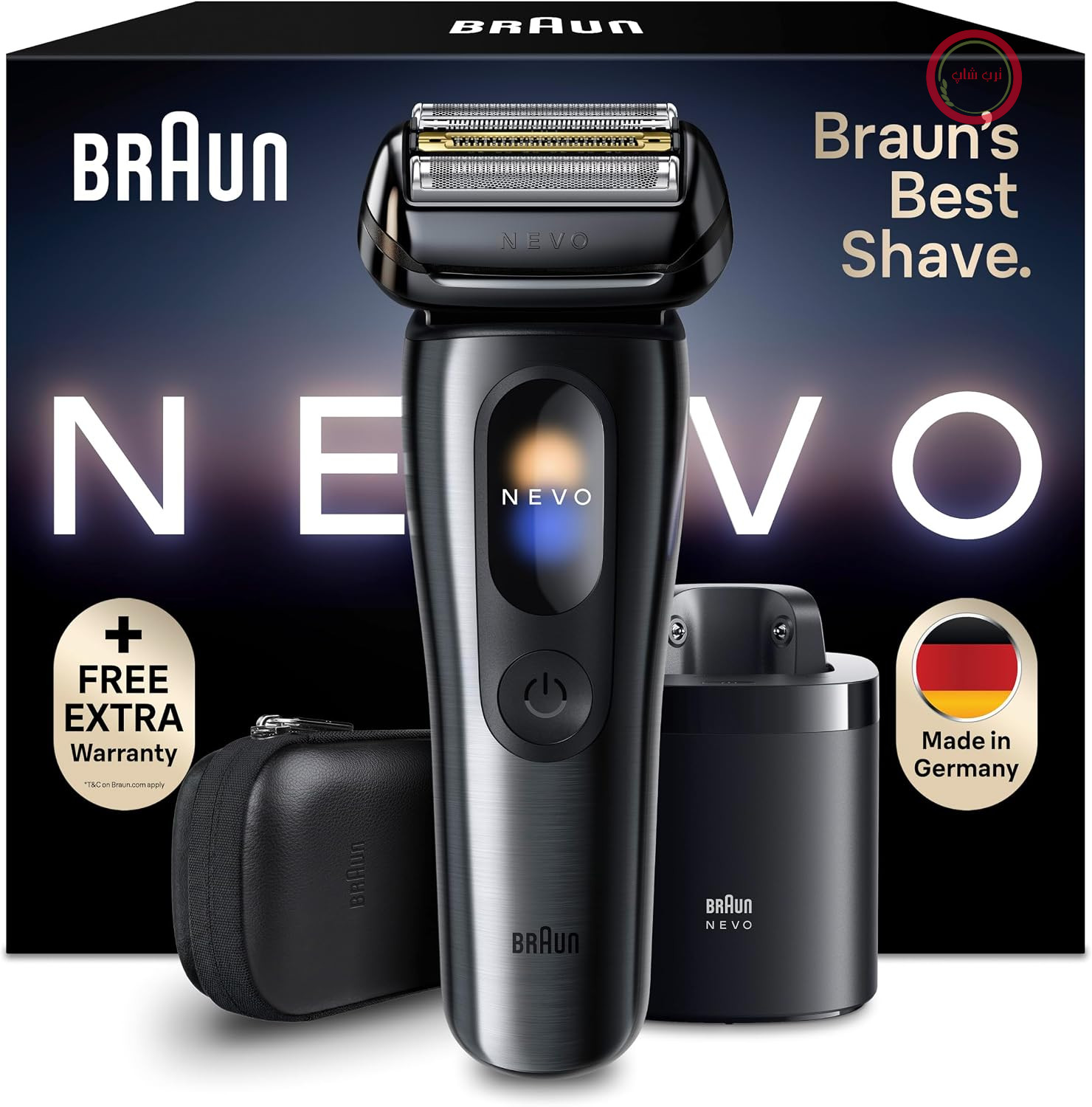 ریش تراش برقی مردانه براون آلمان Braun NEVO NEVO15115C, Schwarz مشکی