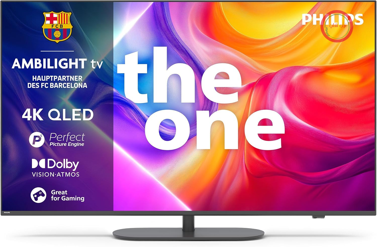 تلویزیون هوشمند QLED فیلیپس مدل 65PUS9000 با کیفیت 4K و فناوری Ambilight - صفحه نمایش 65 اینچی Zoll با موتور تصویر P5 Perfect، فناوری Ultra HD، سیستم عامل Titan، صدای دالبی ویژن و دالبی اتموس