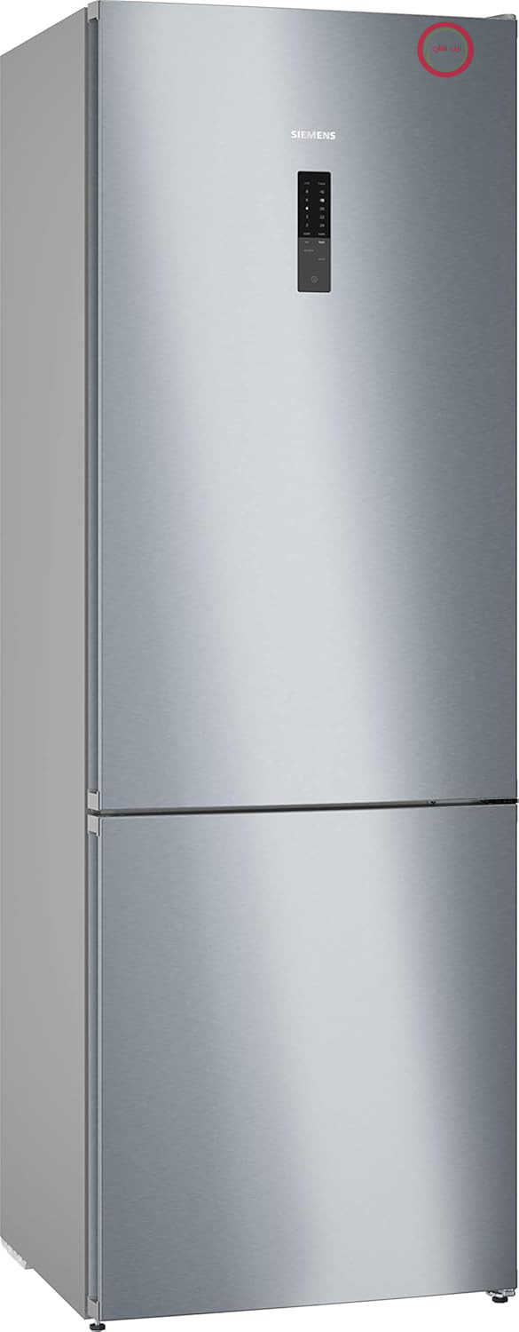 یخچال فریزر ایستاده زیمنس KG49NXIBF iQ300، بدون برفک، فوق تازه، استیل ضد زنگ، عملکرد بی‌صدا، حجم کل ۴۴۰ لیتر، عرض ۷۰ سانتی‌متر، ارتفاع ۲۰۳ سانتی‌متر
