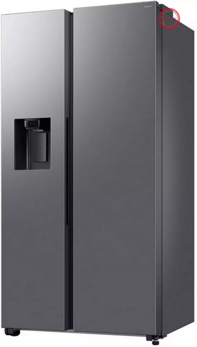 یخچال فریزر ساید بای ساید سامسونگ کره Samsung RS70F64KDTEF، ظرفیت 640 لیتری، استیل، آبریز و یخ‌ساز متصل به آب شهری
