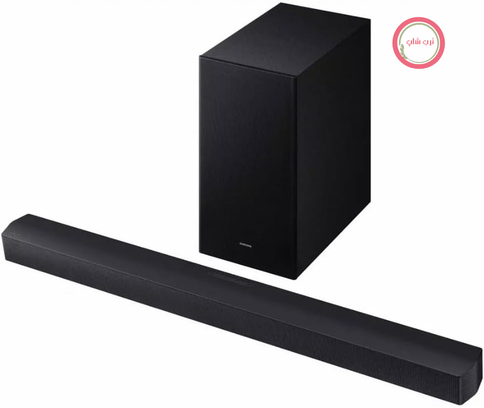 ساندبار سامسونگ Samsung مدل  ۳.۱ کاناله HW-B66CF/XE، ساب ووفر بی‌سیم ۶.۵ اینچی، فناوری HP Central Adaptive Sound Lite [نسخه سوئدی]