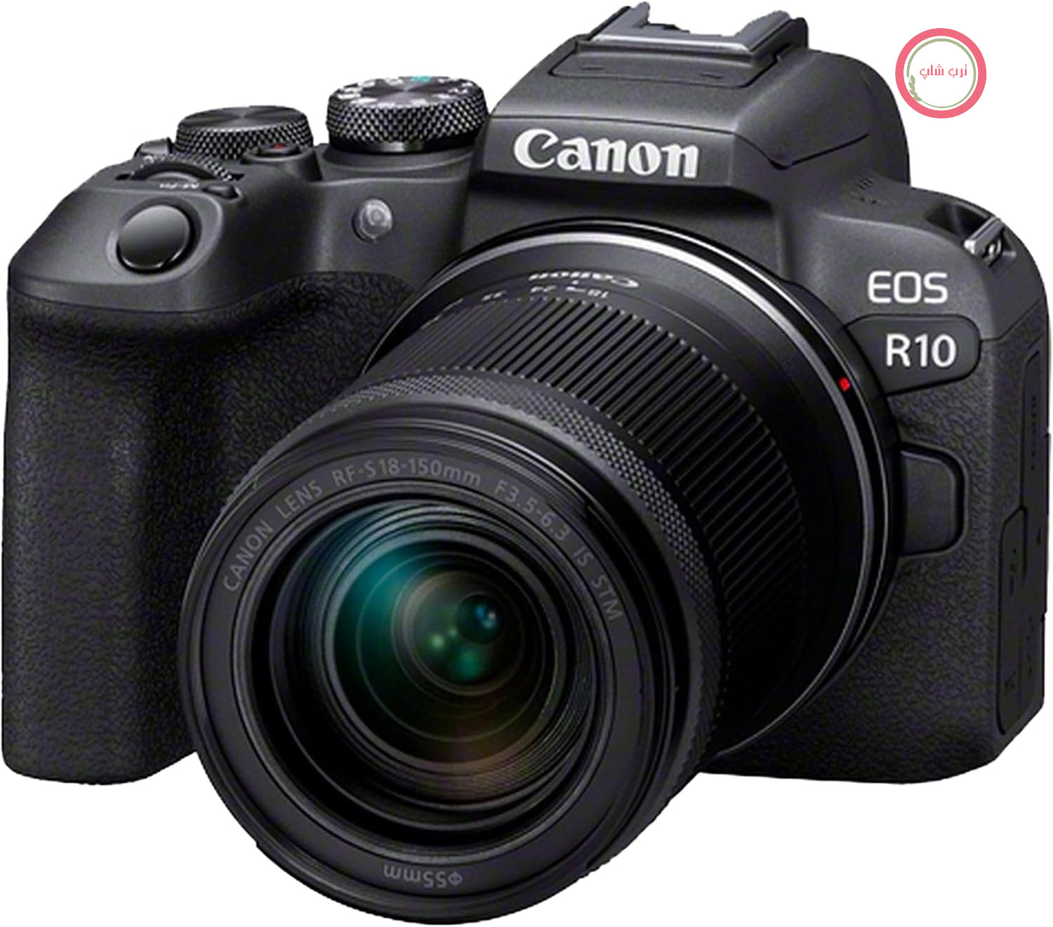 دوربین عکاسی و فیلم‌برداری کانن ژاپن EOS R10 به همراه RF-S 18-150mm F4.5-6.3 IS STM Object (دوربین هیبریدی، ارتقاء دوربین DSLR، سرعت 15 بیت بر ثانیه، فیلمبرداری 4K، سیستم فوکوس Dual Pixel CMOS AF II، WLAN) schwarz