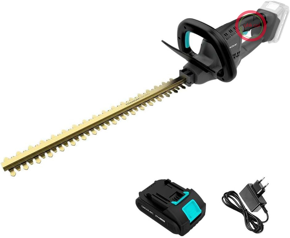 شمشادزن اصلاح پرچین شارژی سکوتک اسپانیا Cecotec TitaniumSword 4500 Freemove، طول برش تا ۴۵ سانتی‌متر