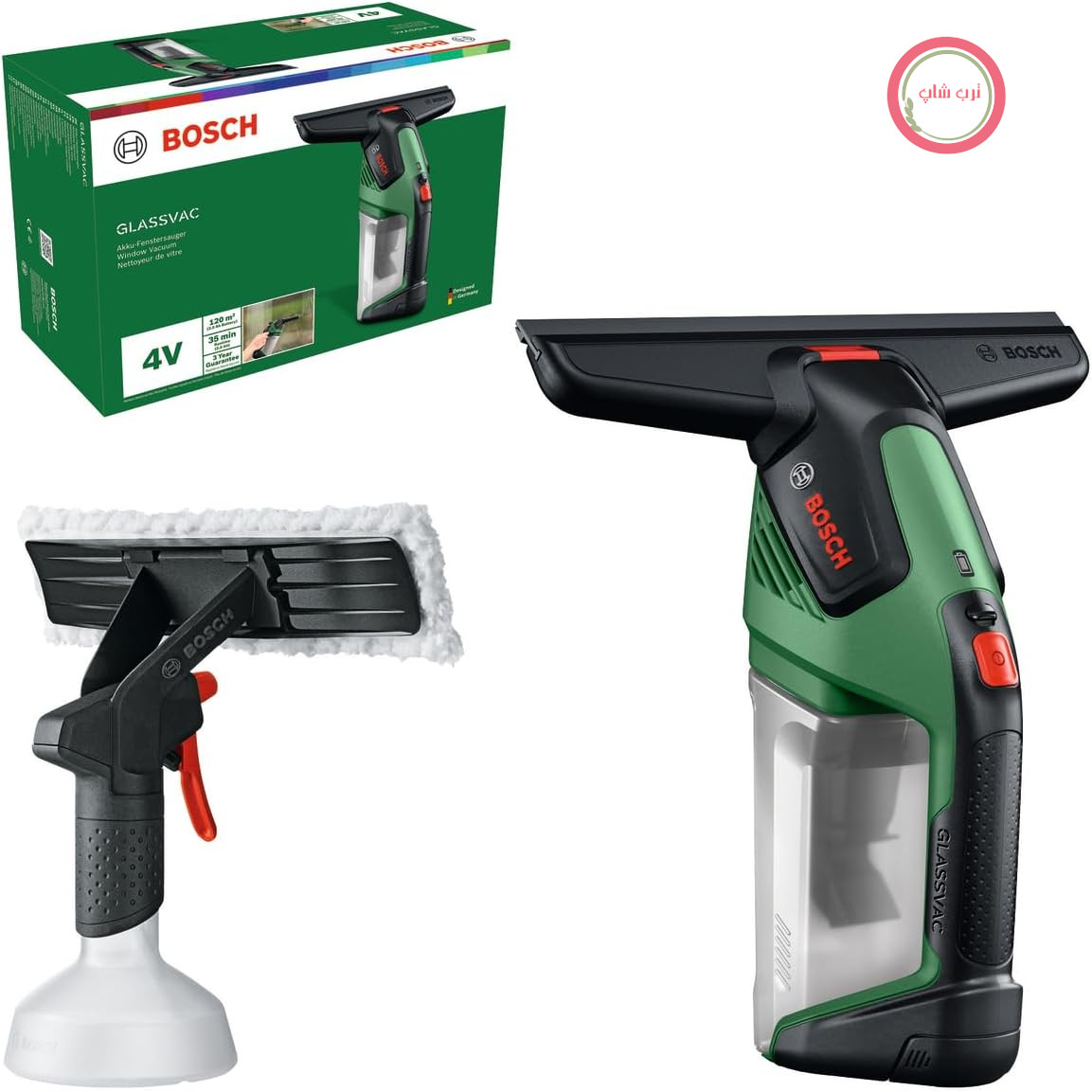دستگاه شیشه شوی شارژی بوش آلمان Bosch GLASSVAC