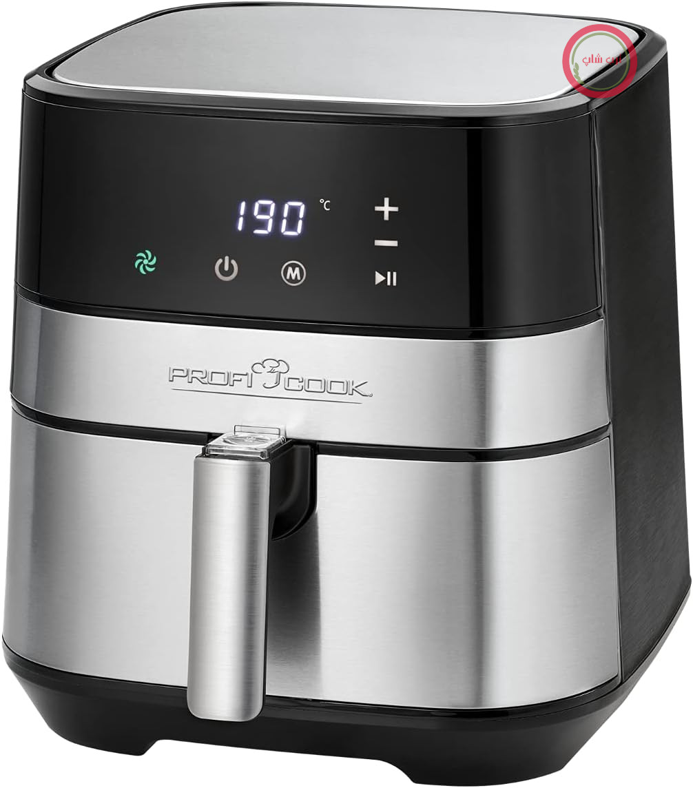 سرخ کن هوای گرم پروفی کوک PC-FR 1177 H 1700 وات عملکرد هوای گرم استیل ضد زنگ، مشکی