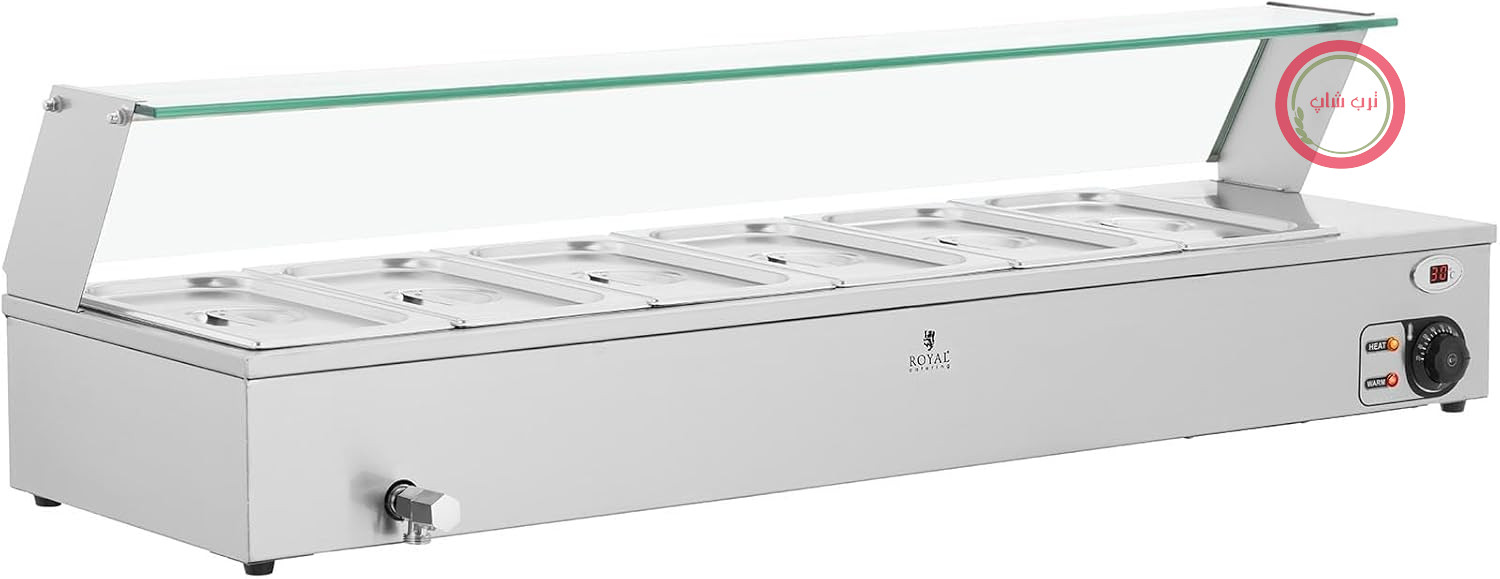 ظرف غذای گرم رویال کیترینگ RCBM-11 بن ماری 6 در 3.5 لیتر 2000 وات