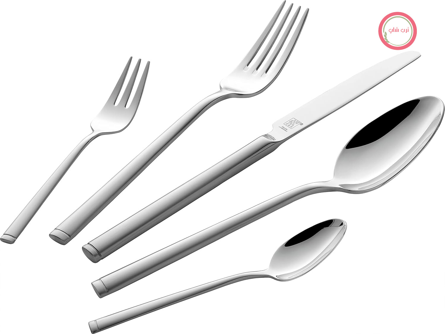 ست چاقو و ظروف ZWILLING Senses - برای ۱۲ نفر - ۶۸ تکه - شامل چاقو، قاشق، کارد و... - استیل ضد زنگ - پولیش شده - نقره‌ای