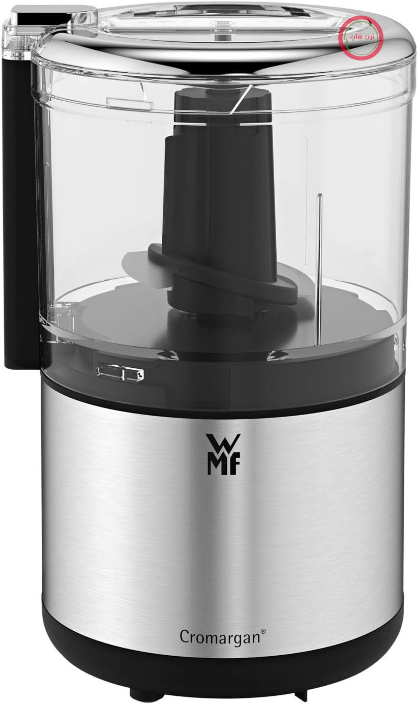خردکن چندکاره WMF KÜCHENminis Cromargan Matt با فضای کم و قابلیت کار با یک دست و ظرف جداشدنی (0.3 لیتر) 65 وات