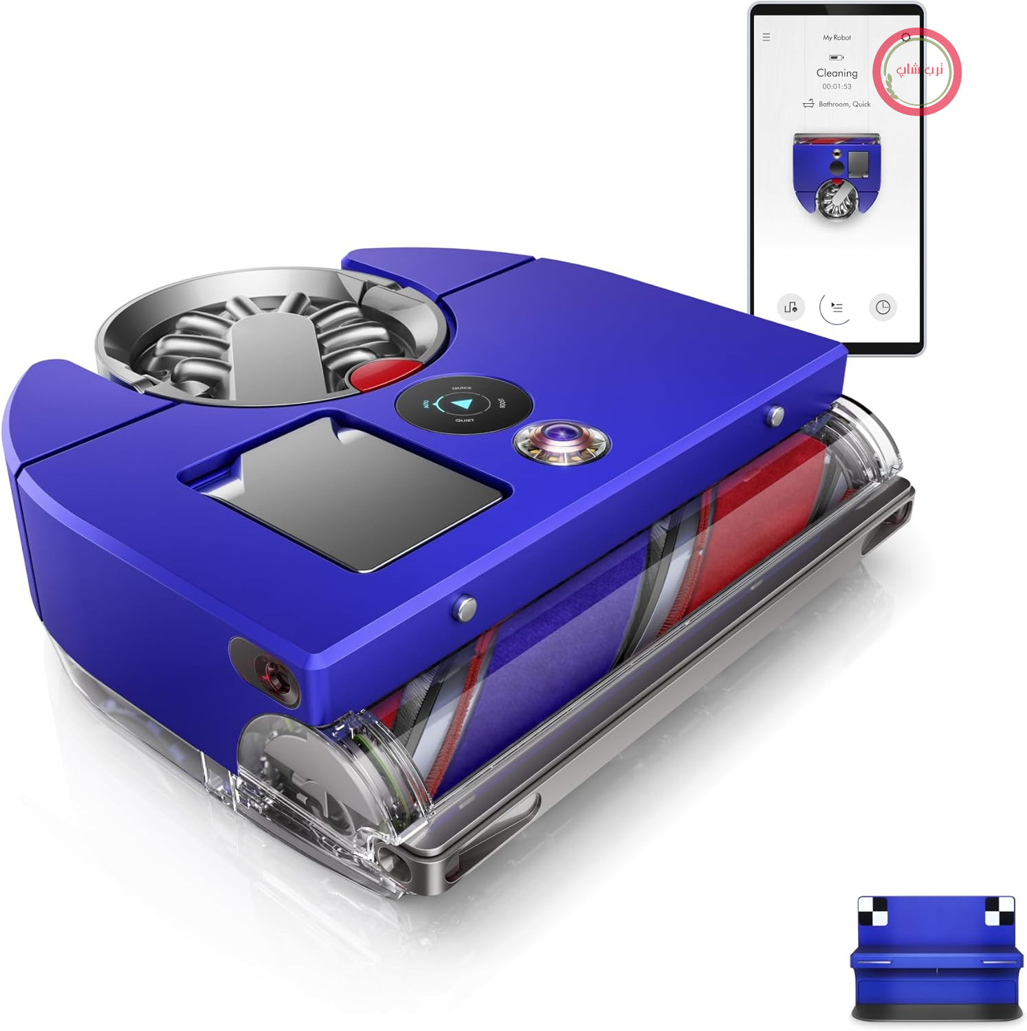 ساکش ساو روبیتی Dyson 360 Vis NAV™ - برس پهن، مناسب برای انواع سطوح - رنگ آبی/نقره‌ای